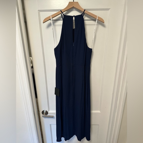 Navy blue midi Lulus dress. Never worn still with tags. - Picture 3 of 3